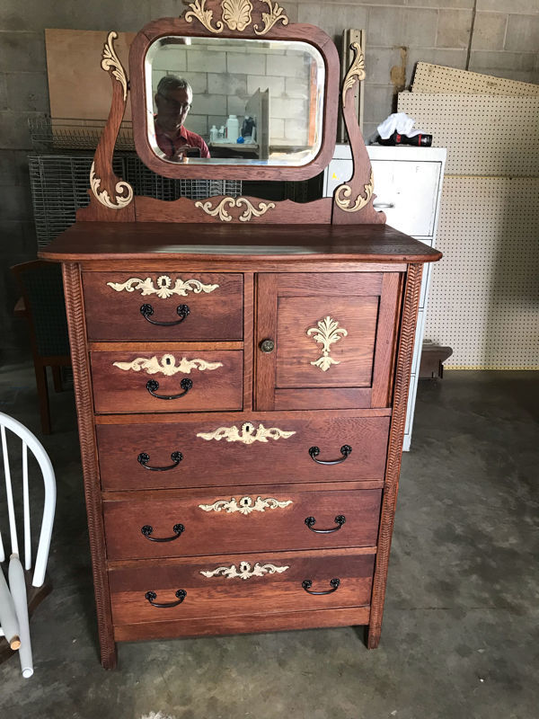dresser after